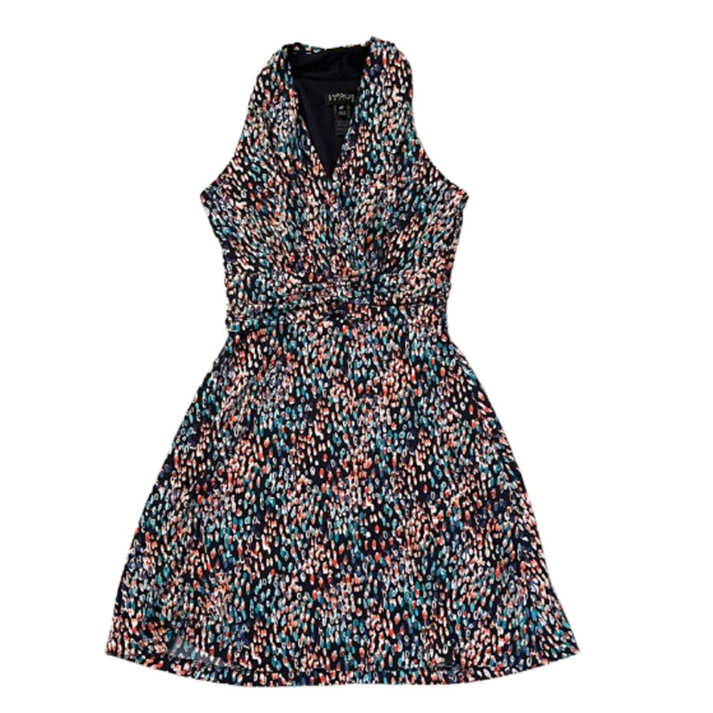 En Focus Petite Multicolor Sleeveless Dress – Size 4P EUC